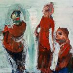 Acrylic on canvas,70x75cm