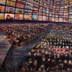 Oil on canvas,110x210 cm