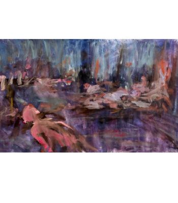 Oil on canvas 45x125cm,2023