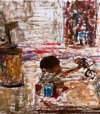 Oil on paper,29x42cm,2024