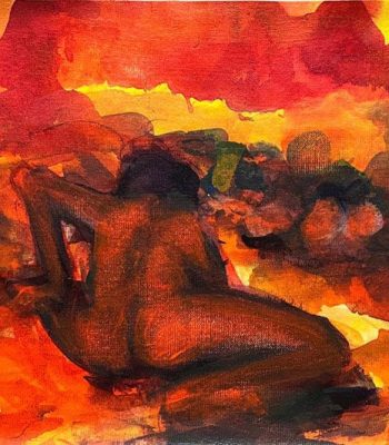 Watercolor on canvas,20X31cm,2024