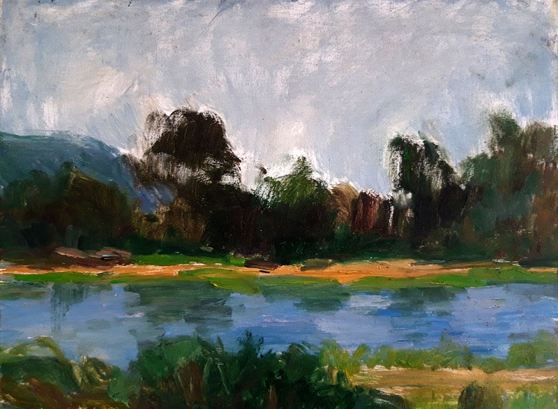 Oil on canvas,30x40cm,2019